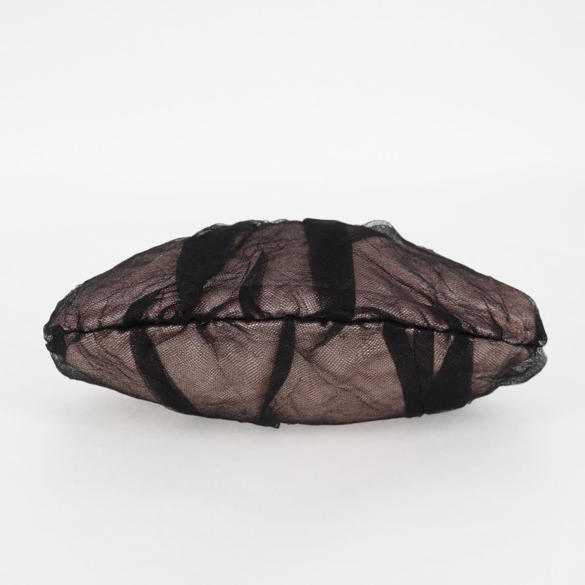 Chanel Drawstring Bucket Bag Chevron Patchwork Canvas Pink Nylon Bag
