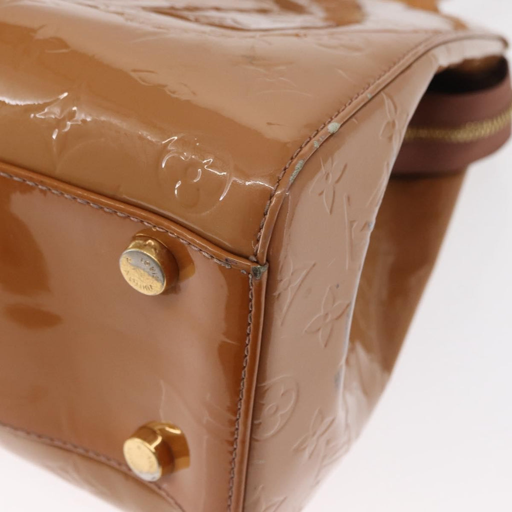 Louis Vuitton Brea Handbag Monogram Vernis Brown Patent_Leather Handbag