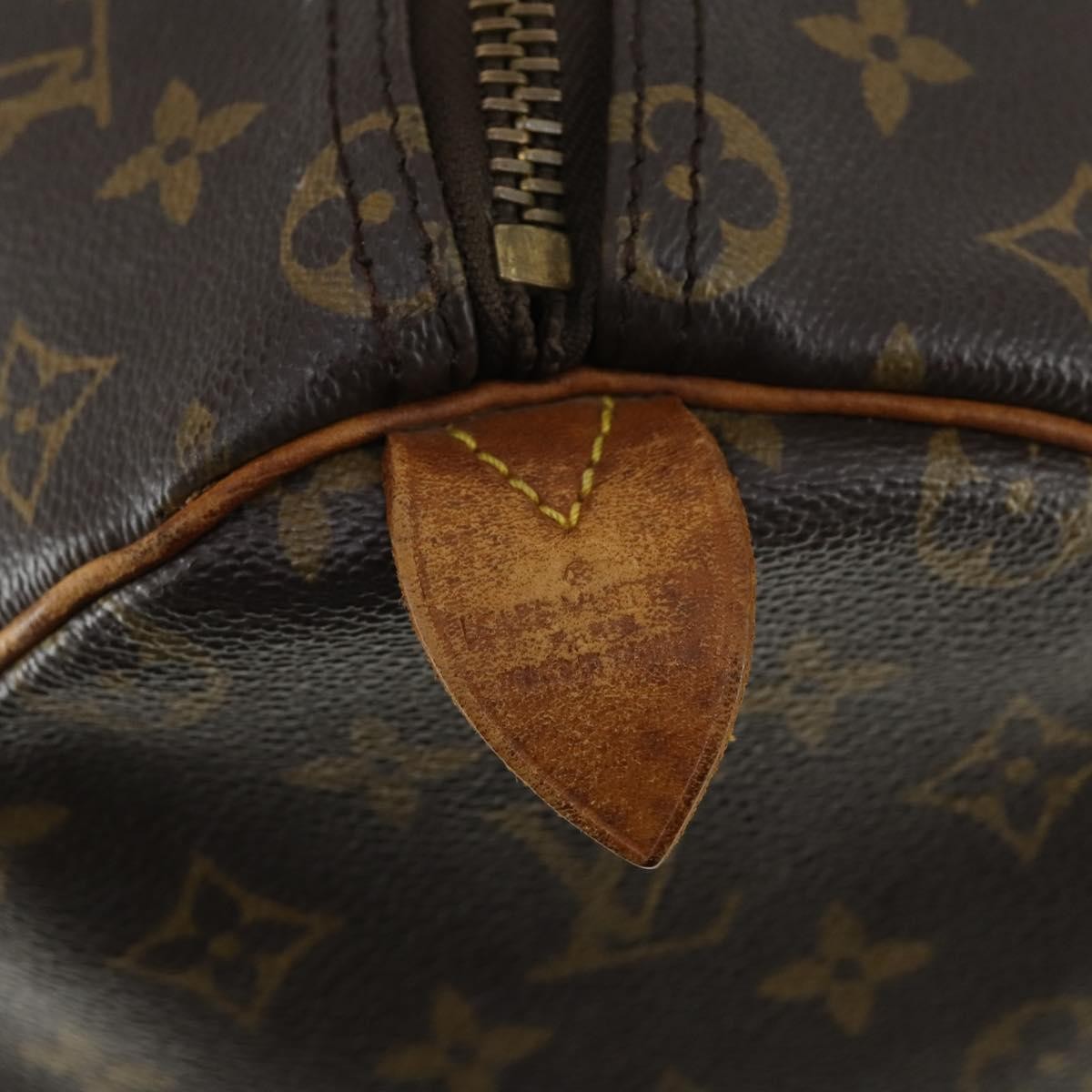 Louis Vuitton Keepall Bag Monogram Canvas Brown Canvas Travel Bag