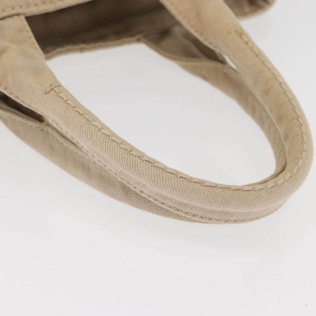 Prada Canapa Tote Canvas Beige Canvas Tote Bag Bag