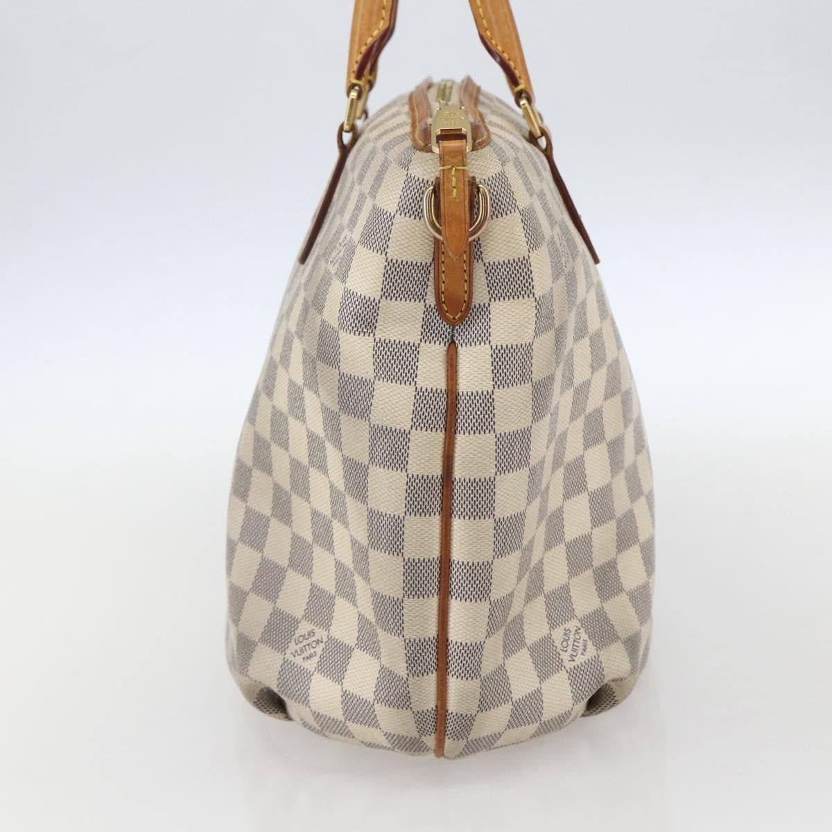 Louis Vuitton Riviera Handbag Damier White Canvas Handbag