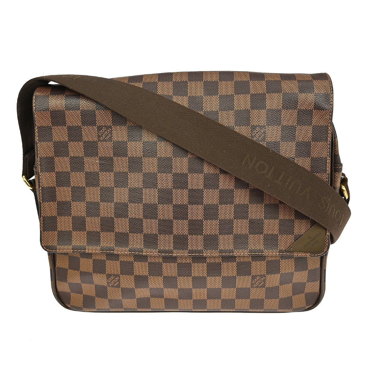 Louis Vuitton Shelton Messenger Bag Damier Brown Canvas Shoulder Bag