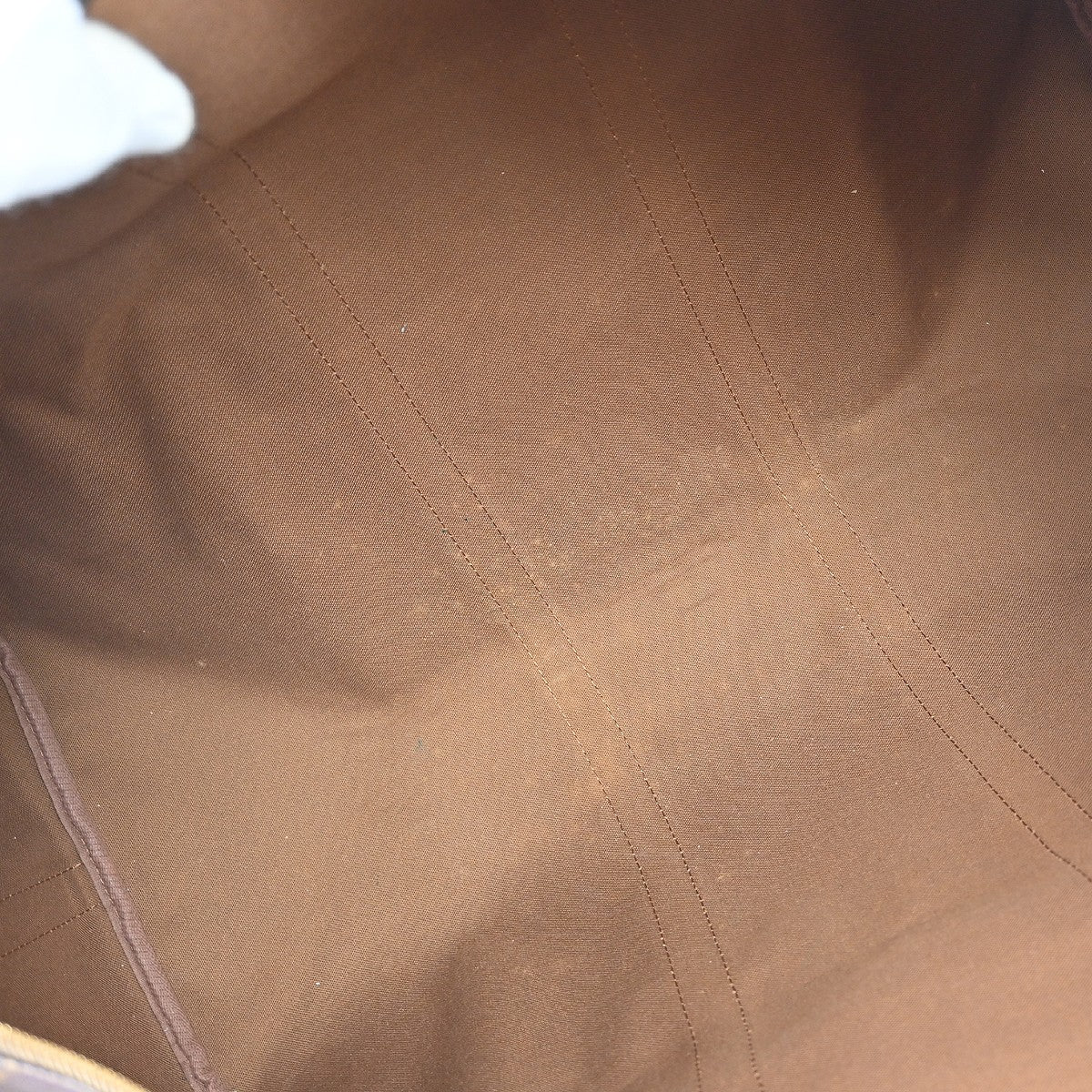 Louis Vuitton Keepall Bandouliere Bag Monogram Canvas Brown Canvas Travel Bag
