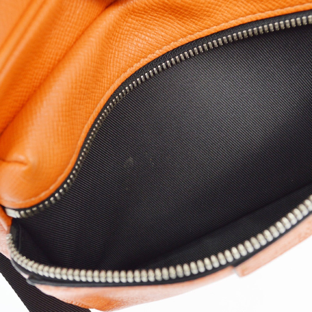 Louis Vuitton Outdoor Bumbag Monogram Taigarama Orange Leather Clutche & Pouche Bag
