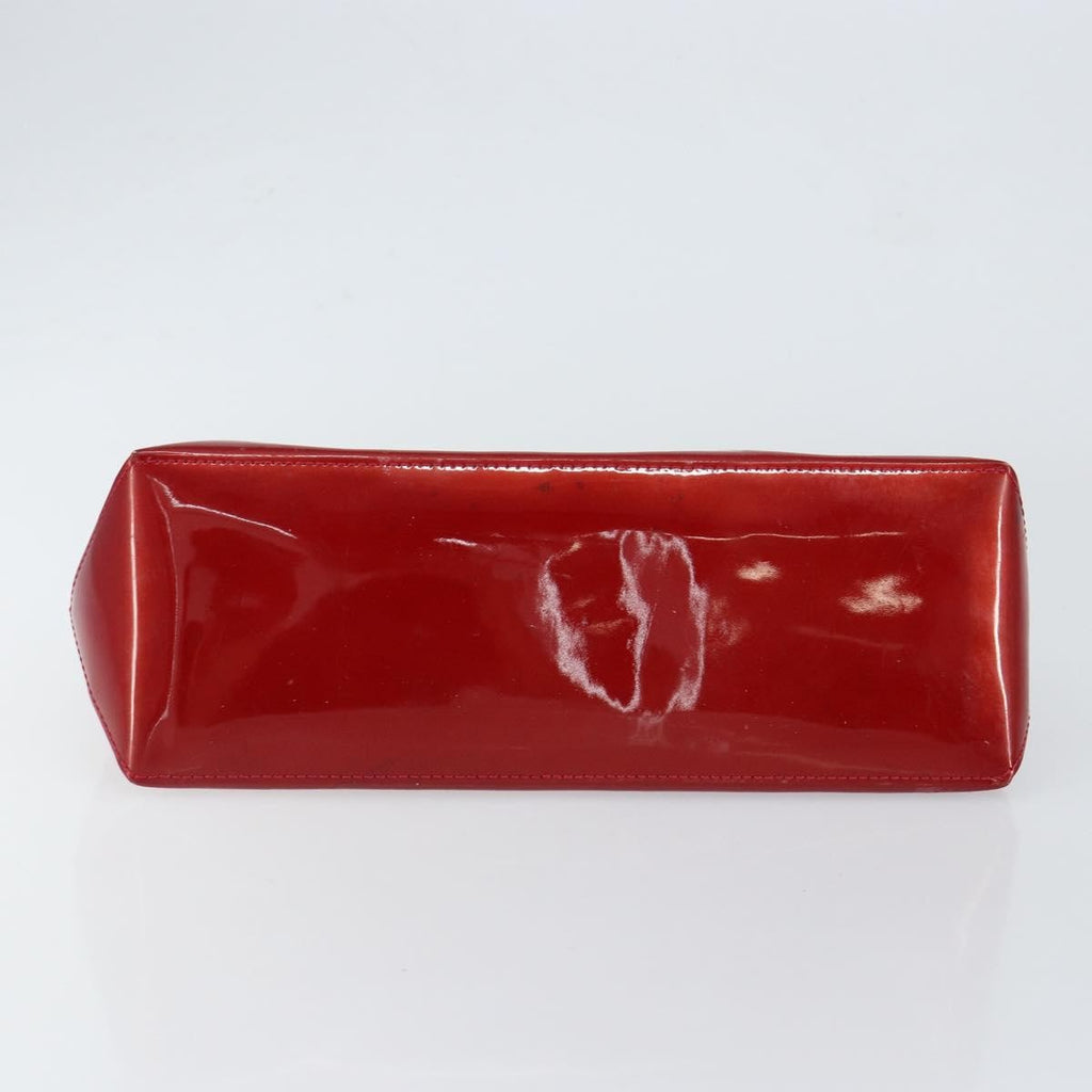 Louis Vuitton Wilshire Handbag Monogram Vernis Red Patent_Leather Handbag