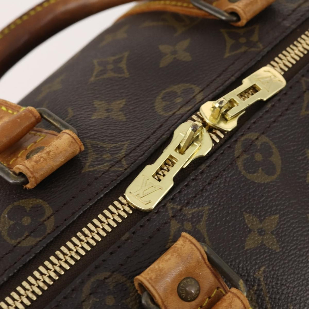Louis Vuitton Keepall Bag Monogram Canvas Brown Canvas Travel Bag