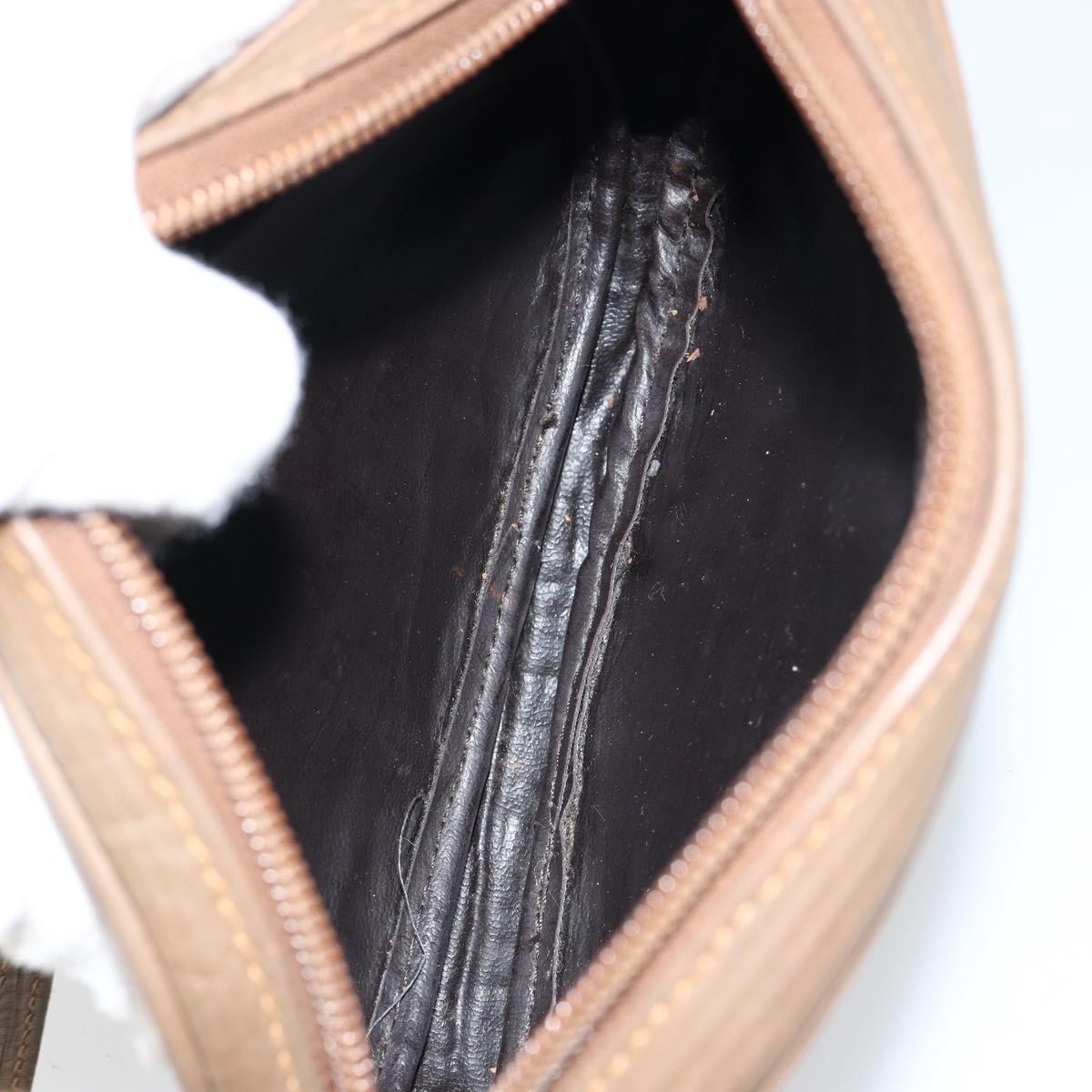 Fendi Zucchino Canvas Beige Canvas Shoulder Bag Bag