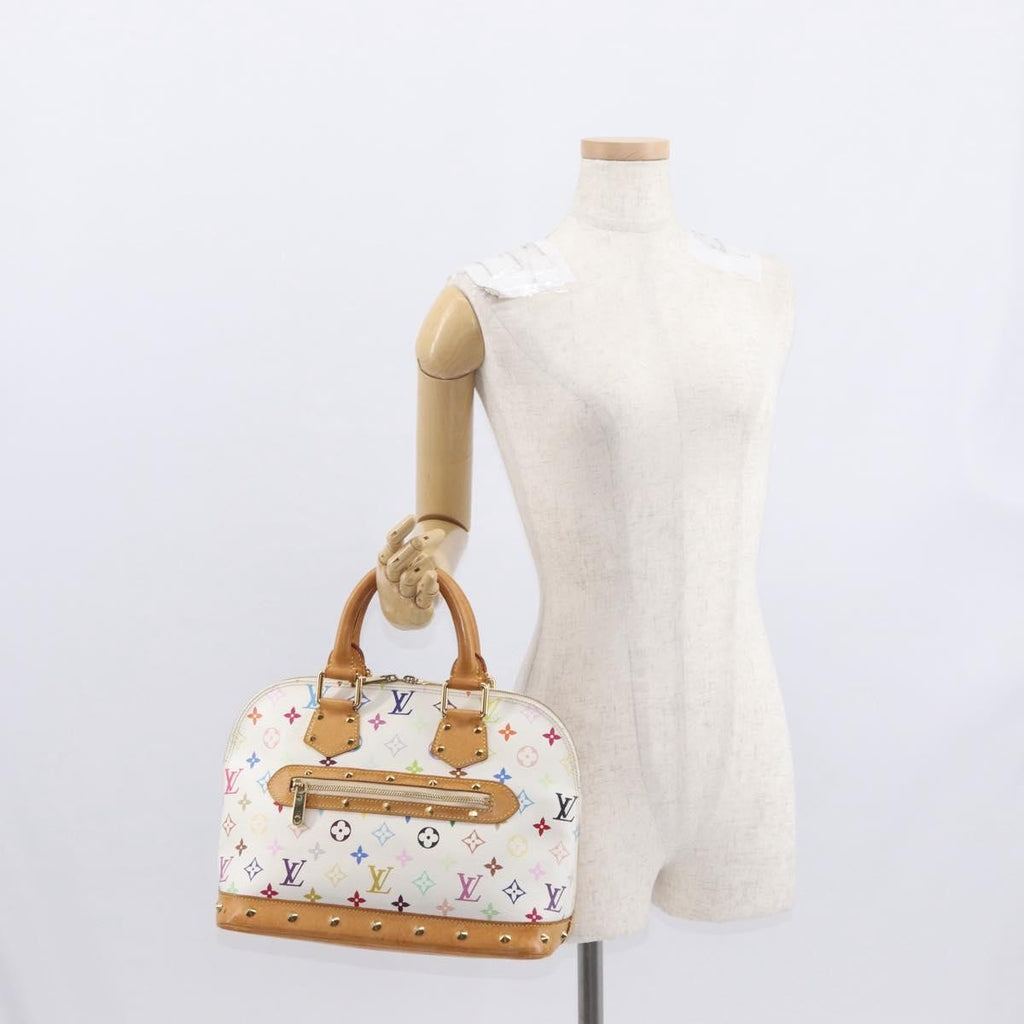 Louis Vuitton Alma Handbag Monogram Multicolor Multicolour Canvas Handbag