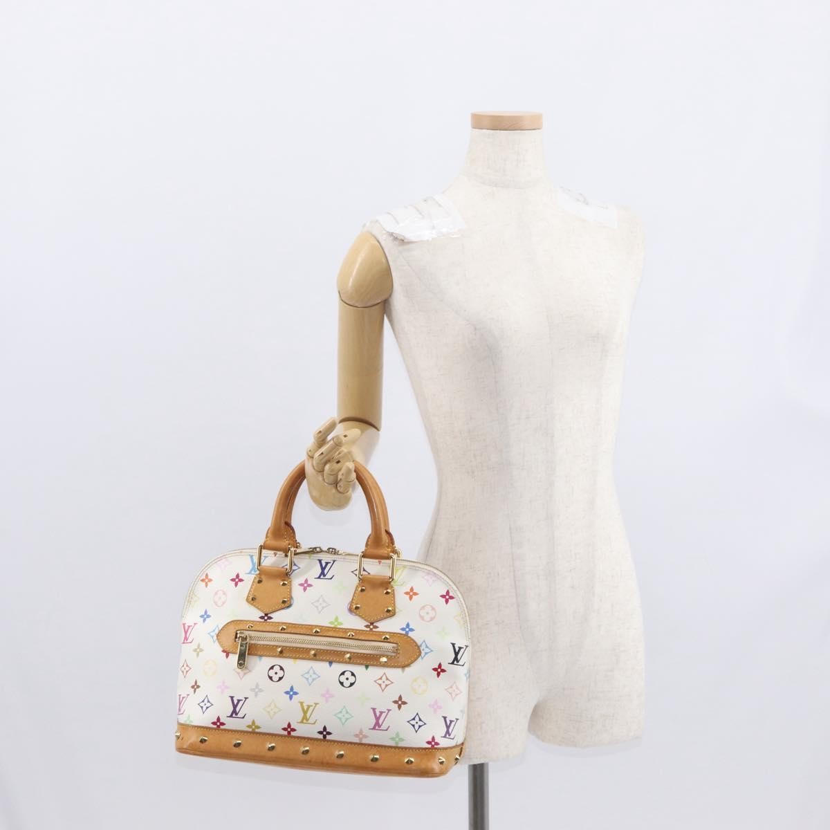 Louis Vuitton Alma Handbag Monogram Multicolor Multicolour Canvas Handbag