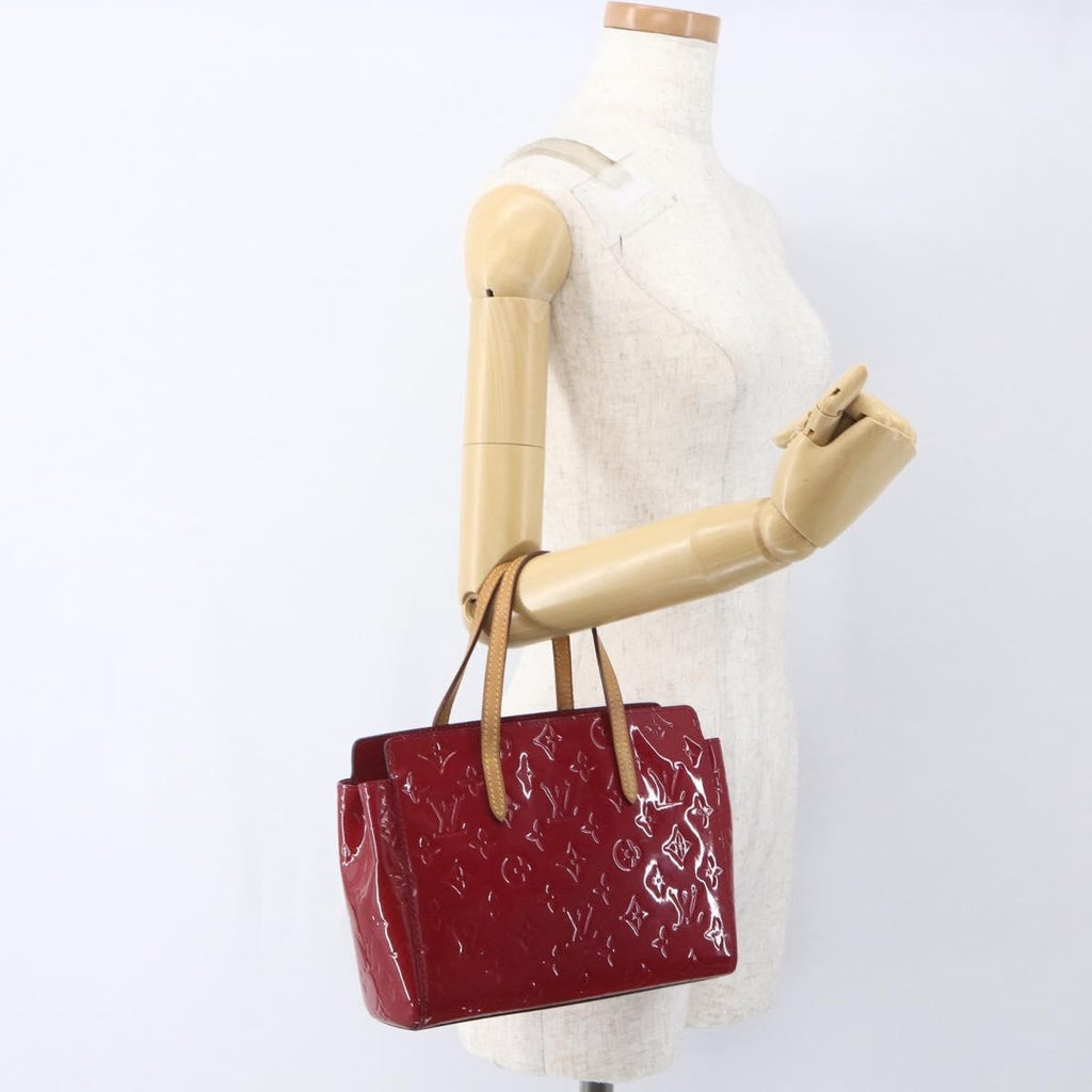 Louis Vuitton Catalina Handbag Monogram Vernis Pink Patent_Leather Handbag