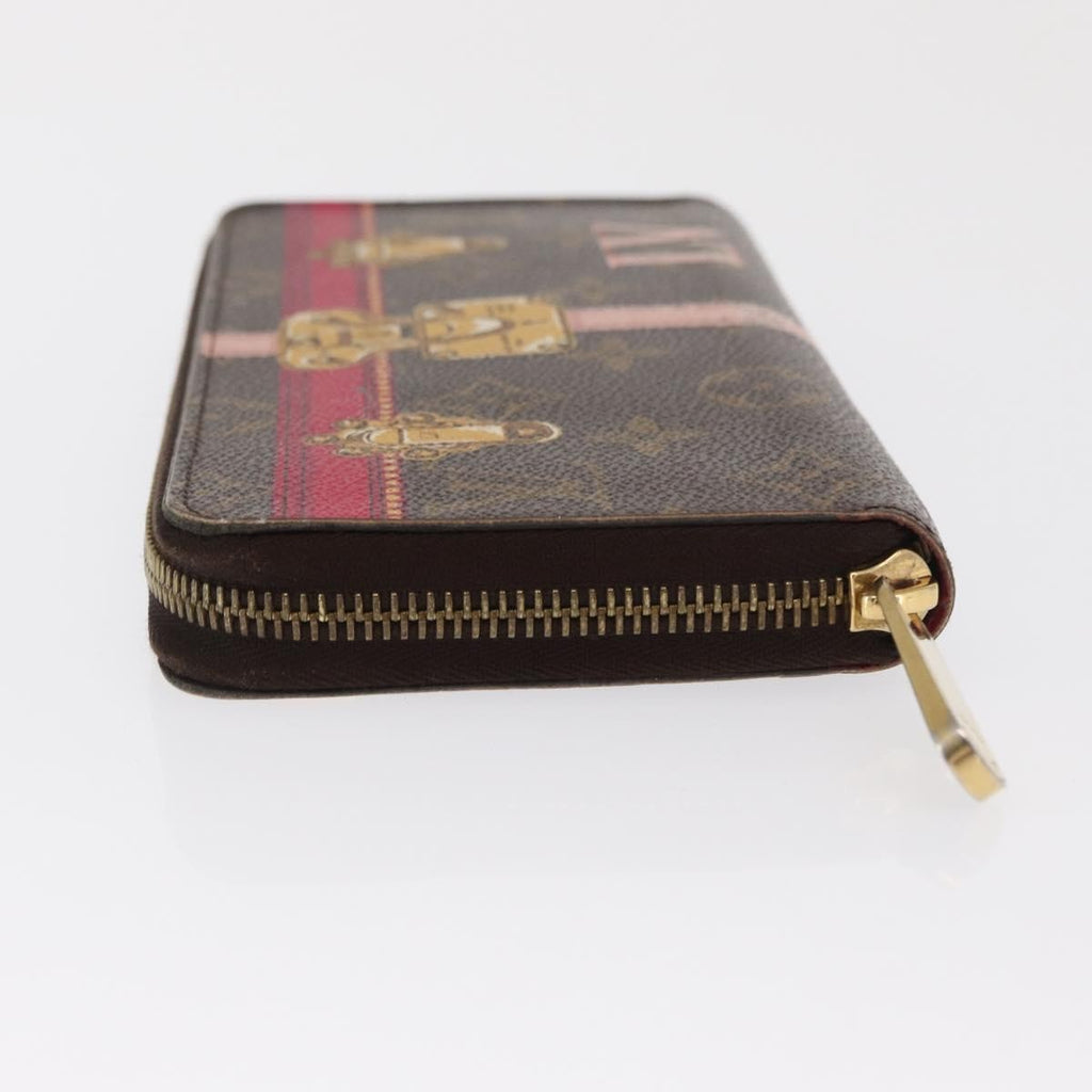 Louis Vuitton Zippy Wallet Canvas Brown Canvas Wallets Accessory