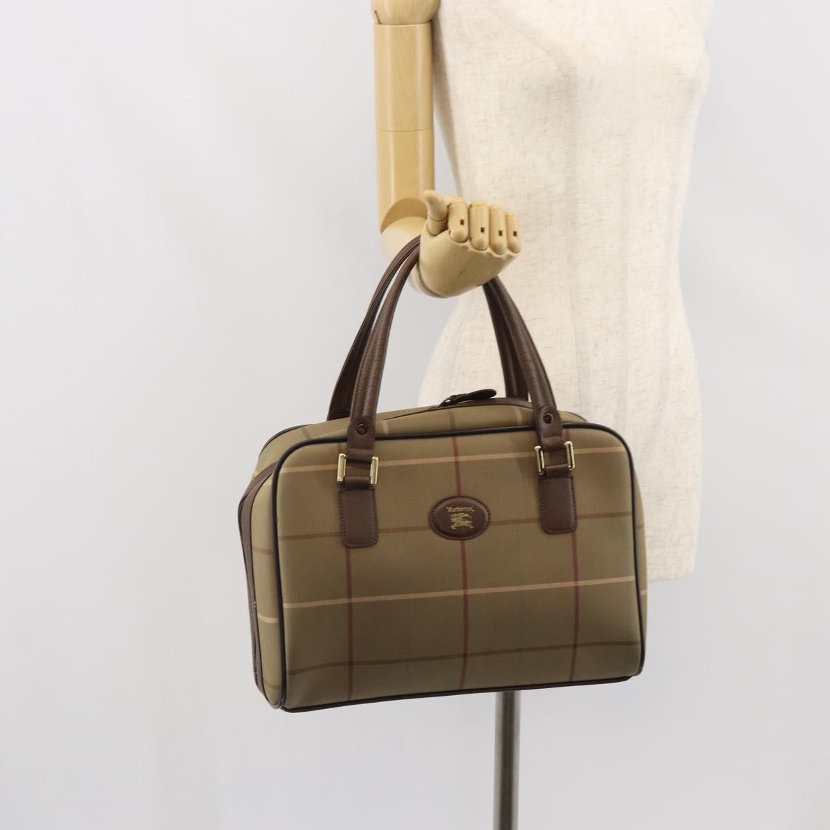 Burberry Nova Check Handbag Nova Check Canvas Brown Canvas Handbag
