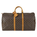 Louis Vuitton Keepall Bag Monogram Canvas Brown Canvas Travel Bag