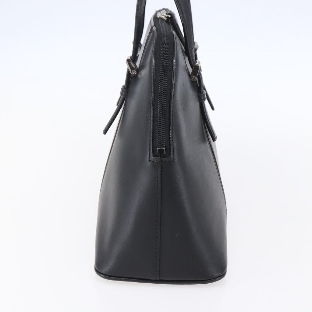 Burberry Vintage Handbag Leather Black Leather Handbag
