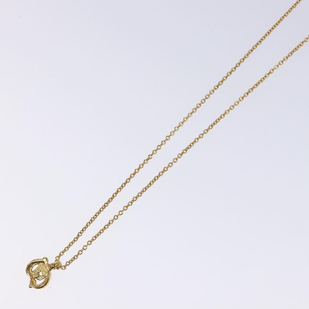 Christian Dior Cd Pendant Necklace Metal Gold Metal Necklace Jewelry (Pre-Owned)