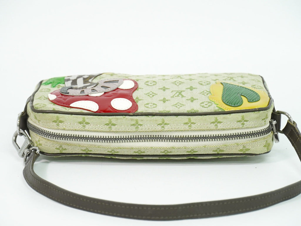 Louis Vuitton Conte De Fees Pochette Monogram Patchwork Khaki Canvas Shoulder Bag