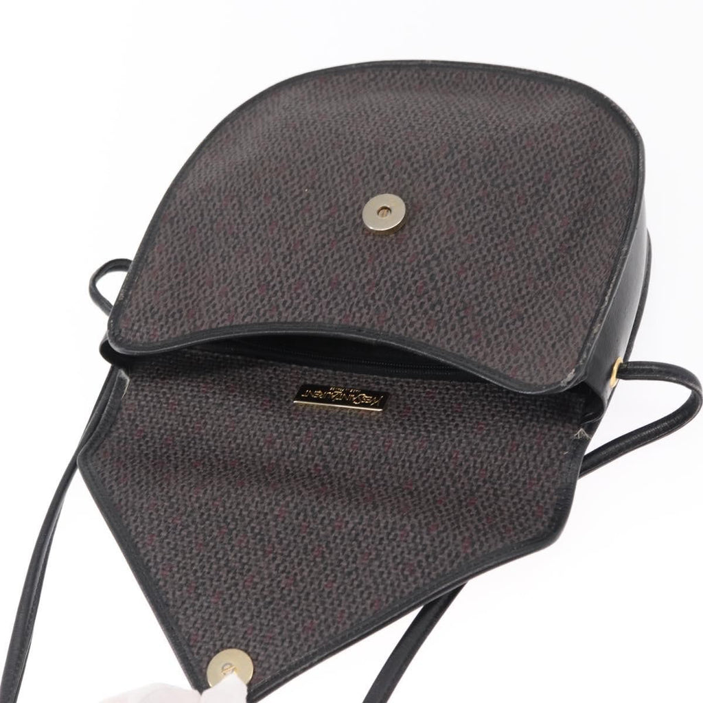Saint Laurent Vintage Shoulder Bag Canvas Black Canvas Shoulder Bag Bag (Pre-Owned)