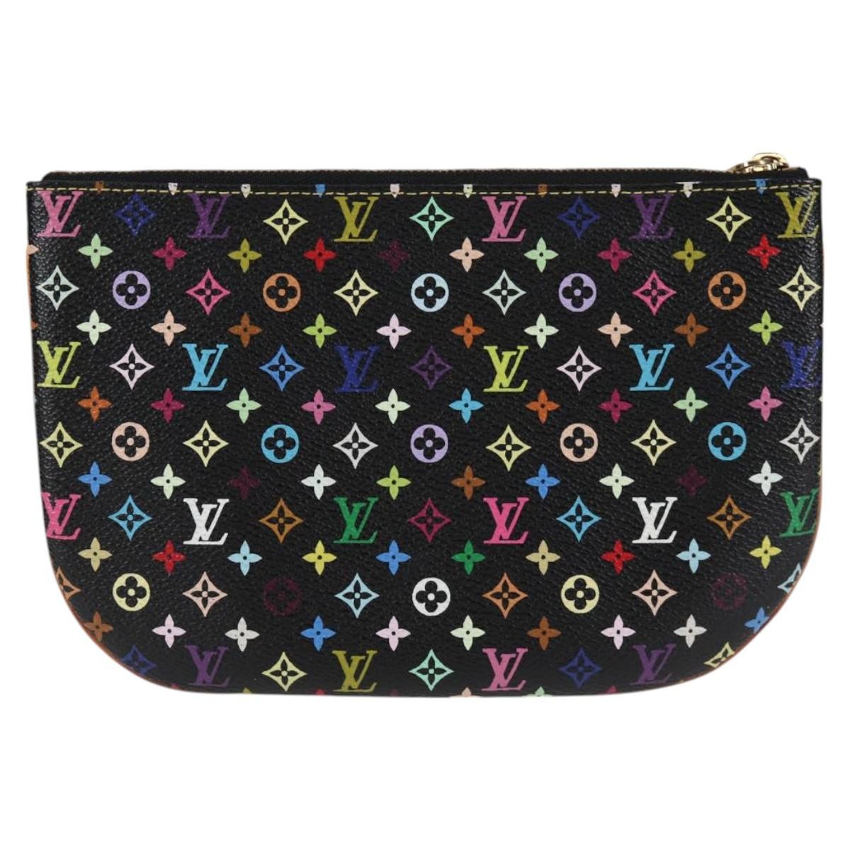 Louis Vuitton Pochette Gm Monogram Multicolor Multicolour Canvas Clutche & Pouche Bag