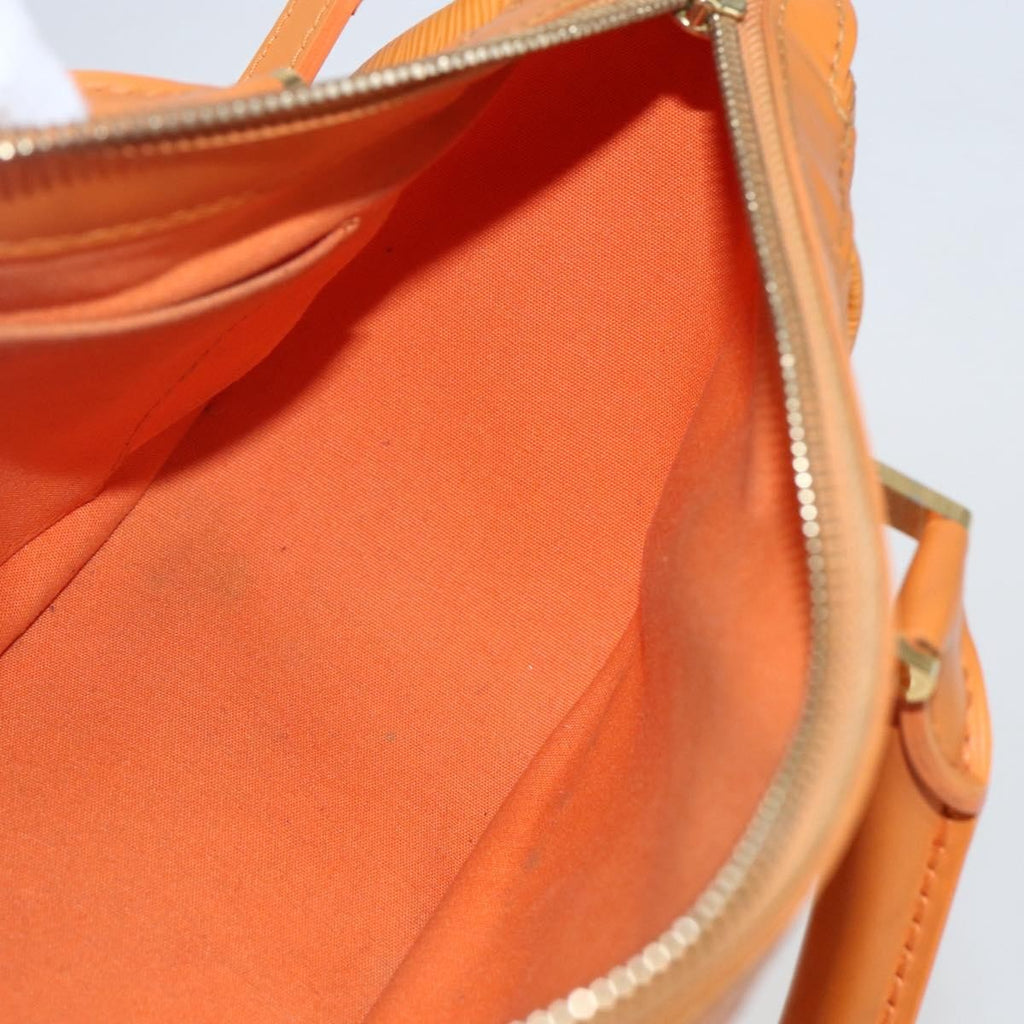 Louis Vuitton Danura Handbag Epi Orange Leather Handbag