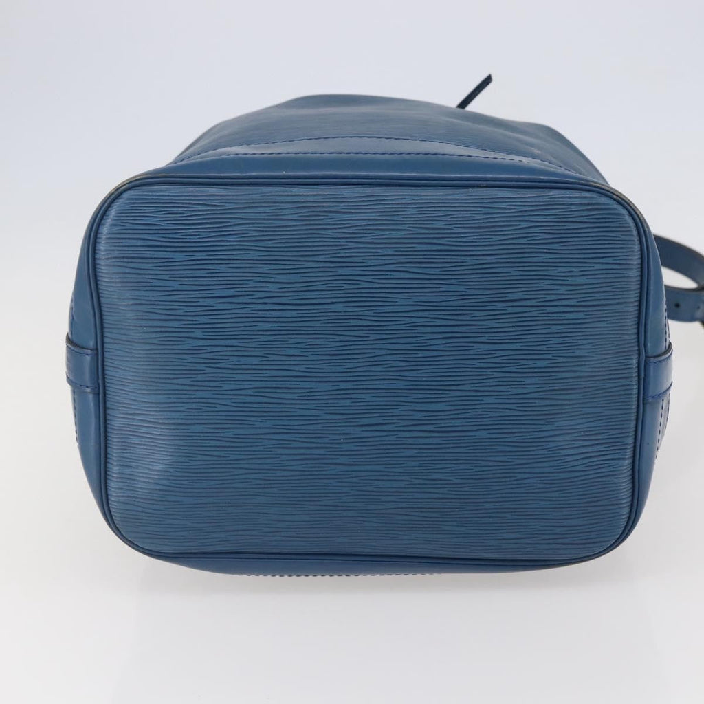 Louis Vuitton Noe Handbag Epi Leather Blue Leather Shoulder Bag