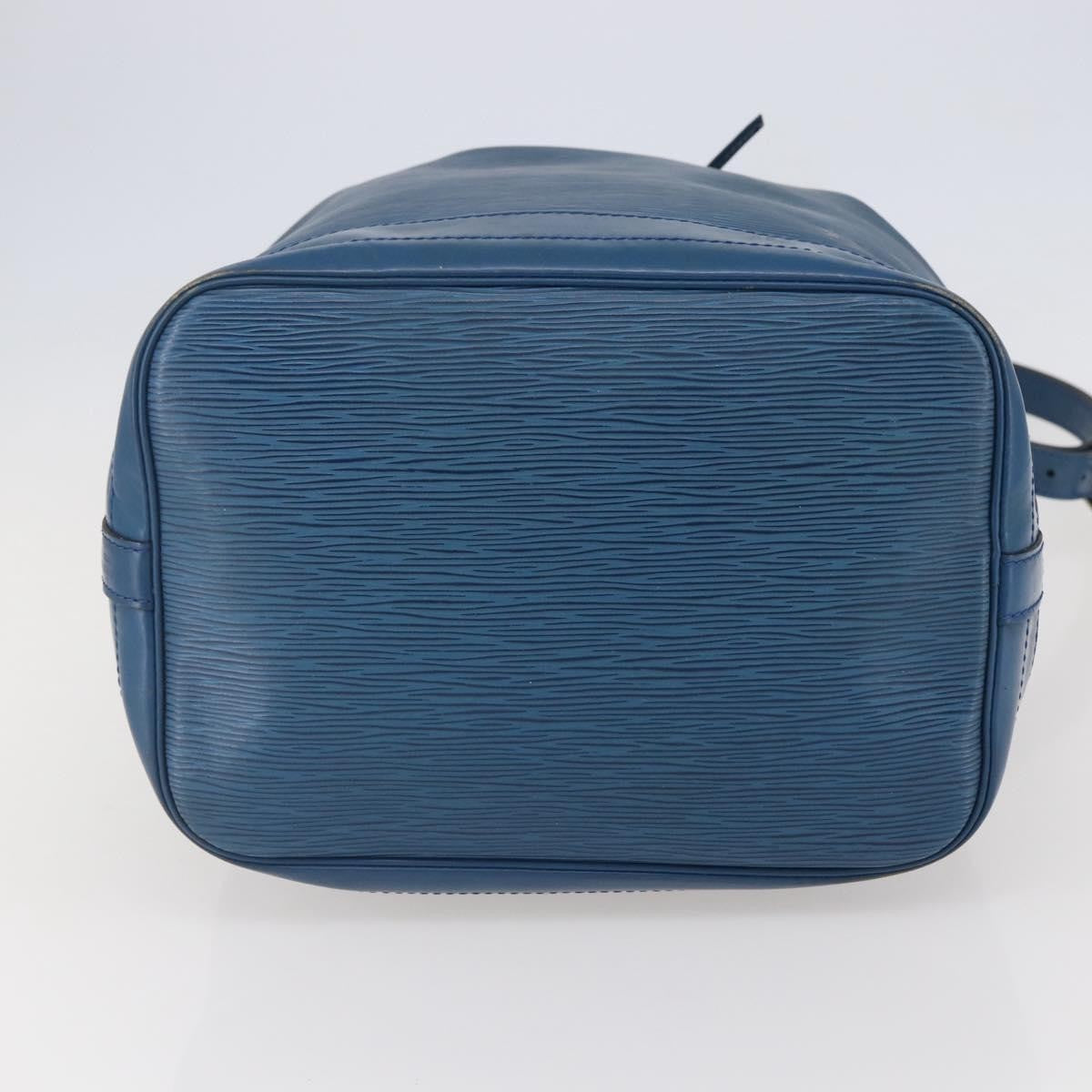 Louis Vuitton Noe Handbag Epi Leather Blue Leather Shoulder Bag