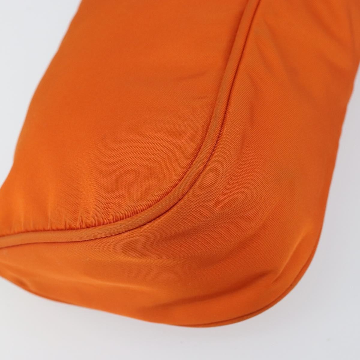 Prada Pochette Shoulder Bag Tessuto Orange Nylon Clutche & Pouche Bag