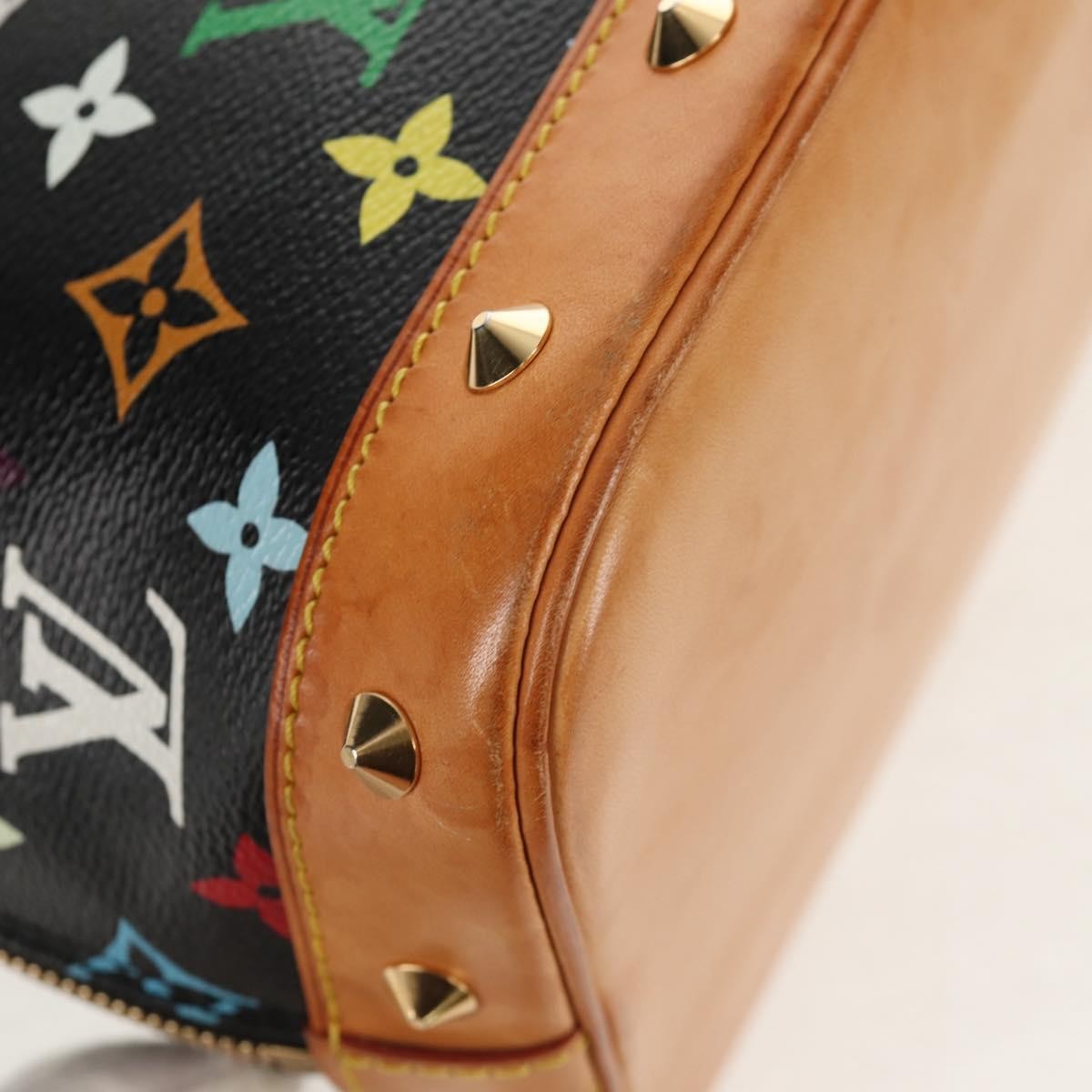 Louis Vuitton Alma Handbag Monogram Multicolor Multicolour Canvas Handbag