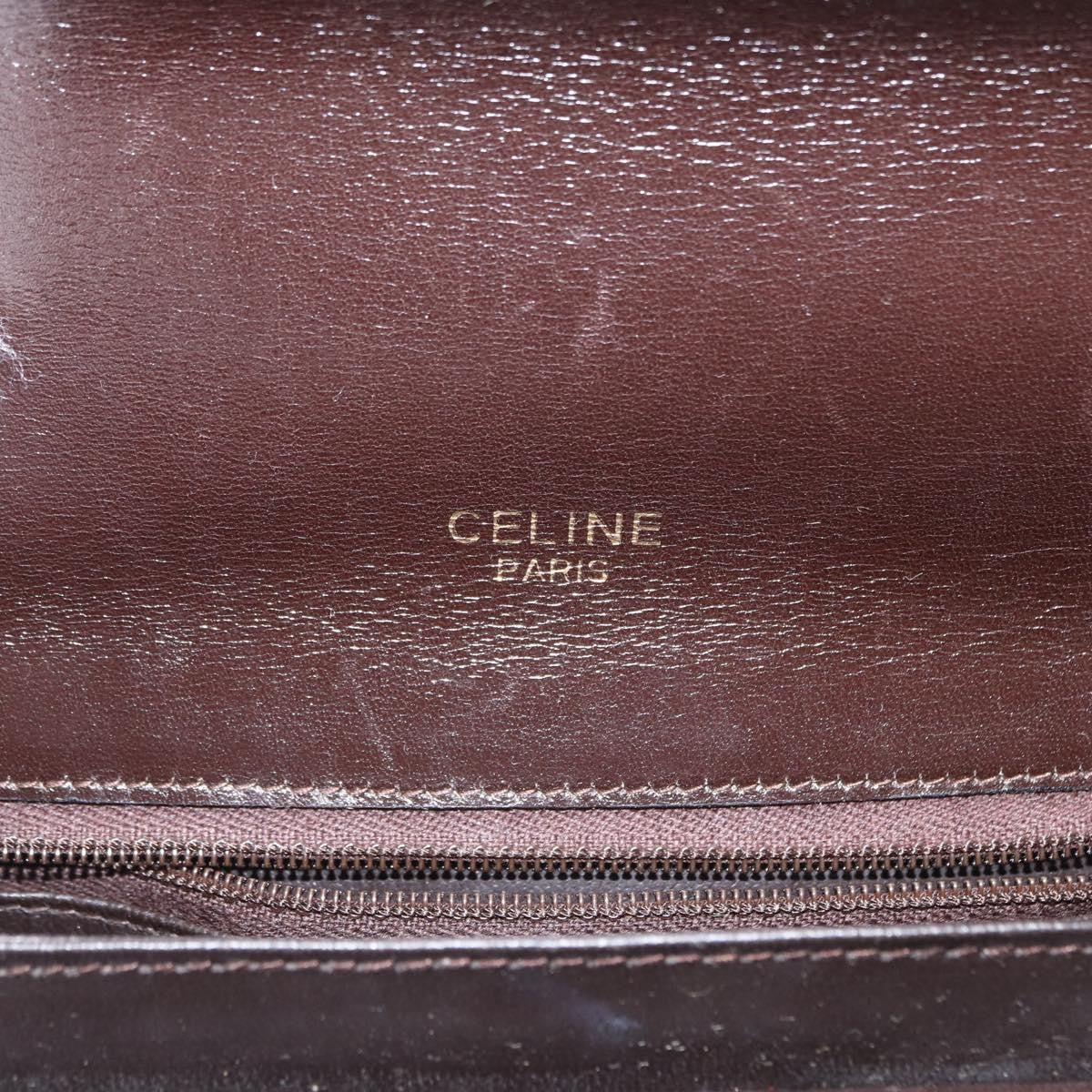Celine Vintage Horse Carriage C Macadam Shoulder Bag Canvas And Leather Beige Canvas Shoulder Bag Bag