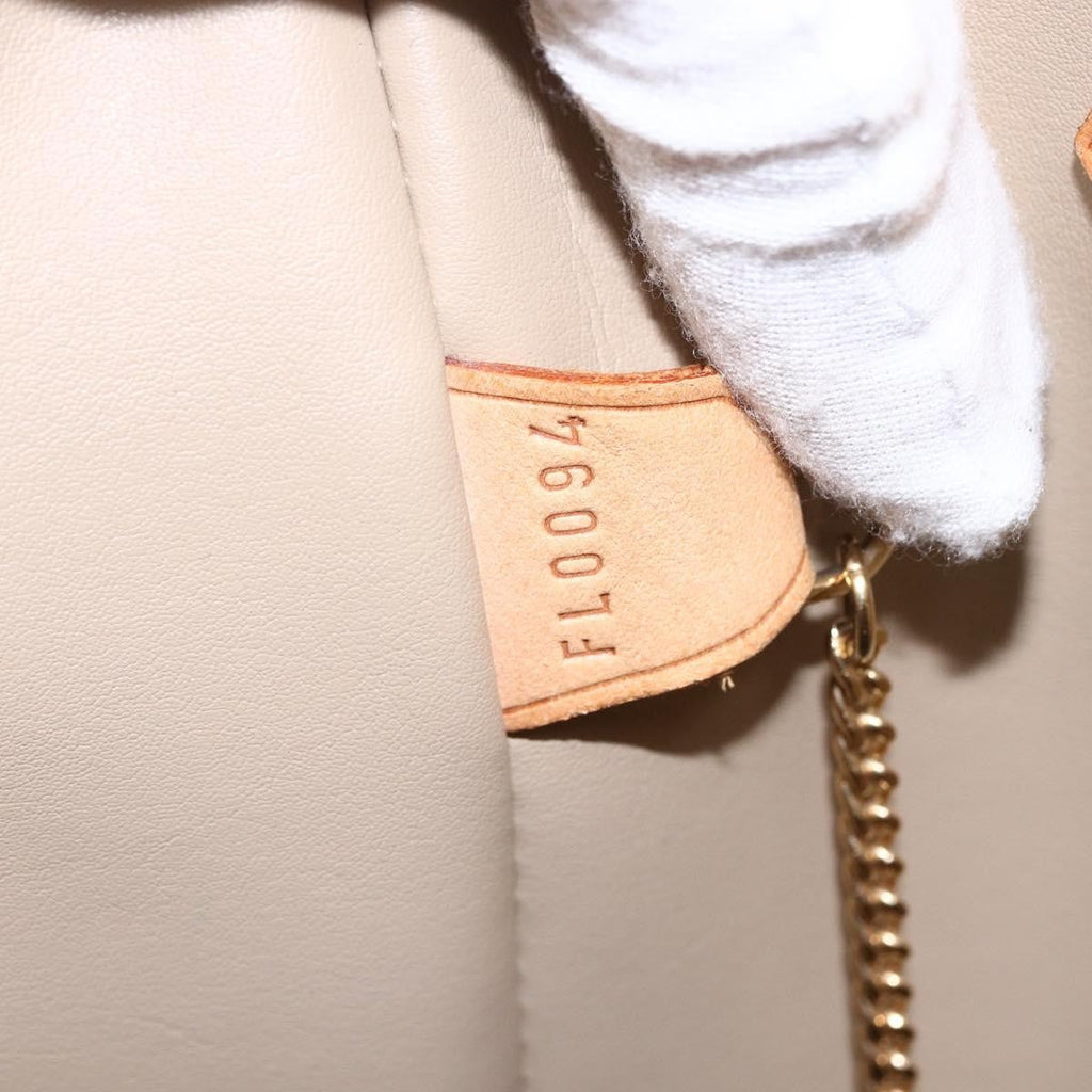 Louis Vuitton Bucket Bag Monogram Vernis Beige Patent_Leather Shoulder Bag
