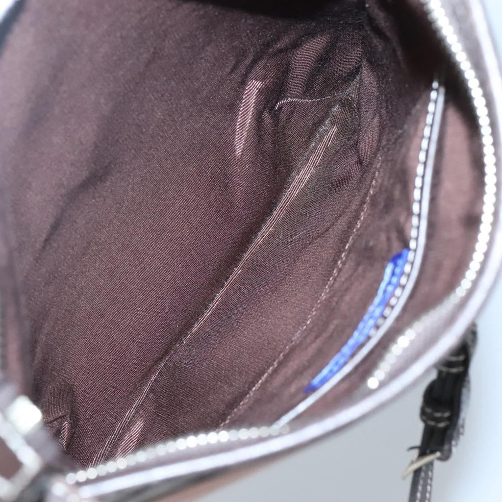 Burberry Nova Check Blue Label Canvas Pink Canvas Shoulder Bag