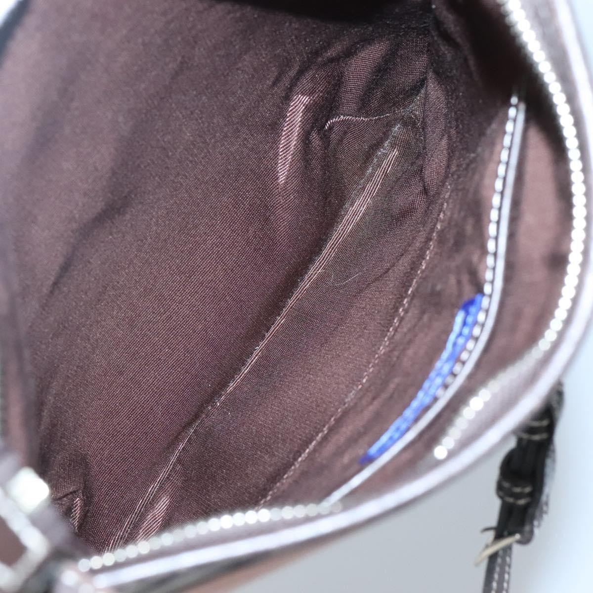 Burberry Nova Check Blue Label Canvas Pink Canvas Shoulder Bag