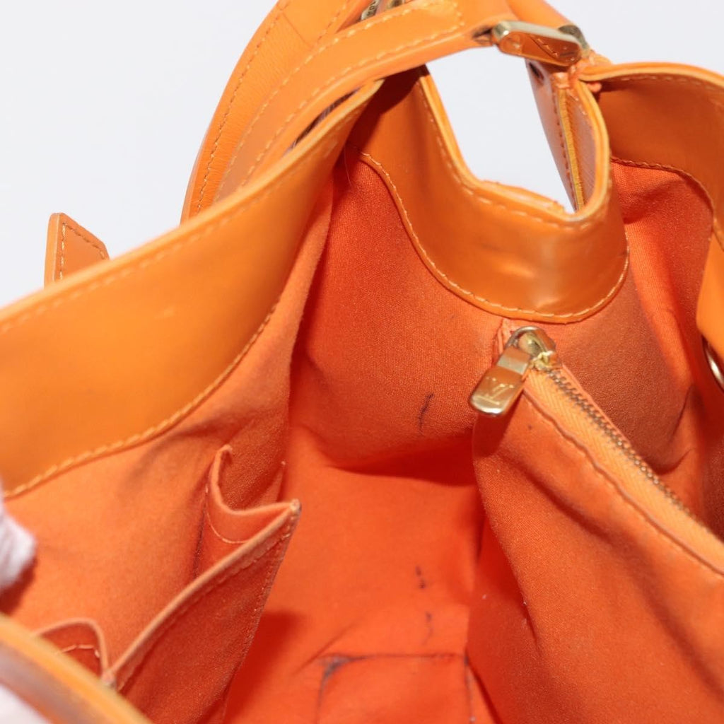 Louis Vuitton Mandara Handbag Epi Leather Orange Leather Shoulder Bag