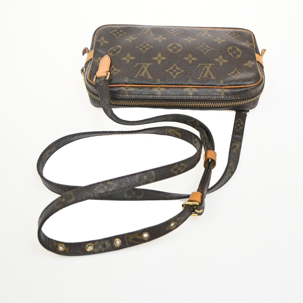 Louis Vuitton Pochette Marly Bandouliere Bag Monogram Canvas Brown Canvas Shoulder Bag