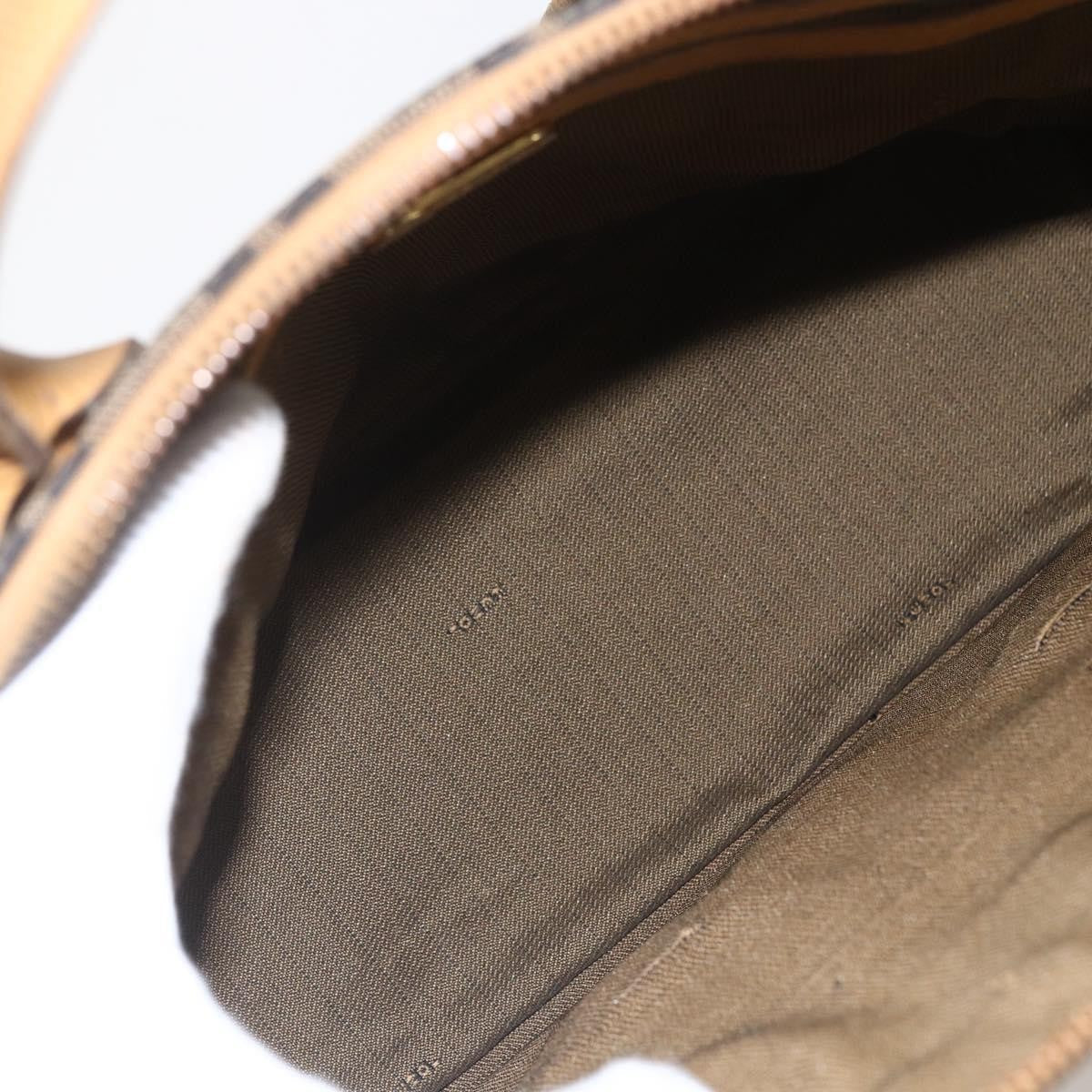 Fendi Vintage Zucca Handbag Zucca Brown Canvas Handbag