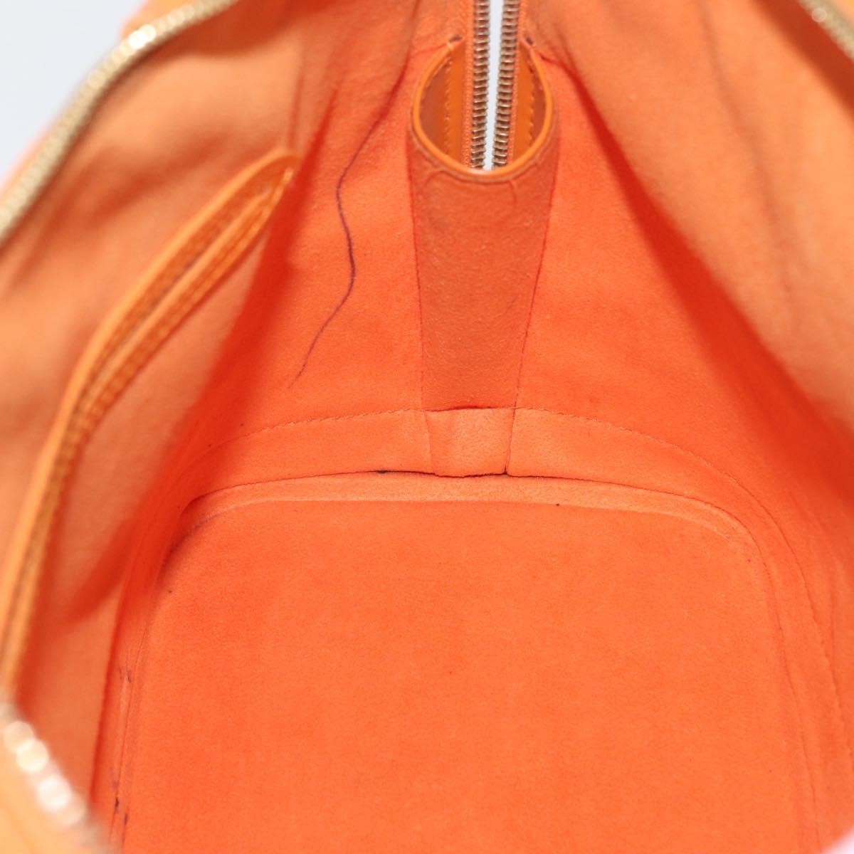 Louis Vuitton Vintage Alma Handbag Epi Leather Orange Leather Handbag