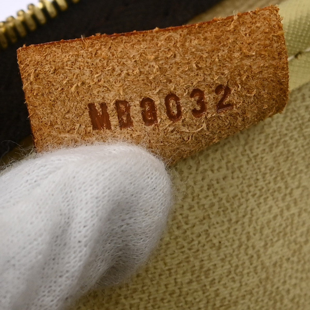 Louis Vuitton Deauville Handbag Monogram Canvas Brown Canvas Handbag