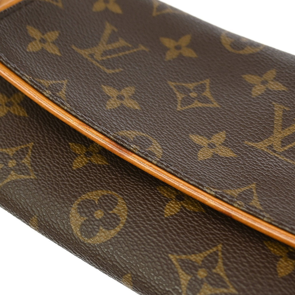 Louis Vuitton Twin Handbag Monogram Canvas Brown Canvas Shoulder Bag
