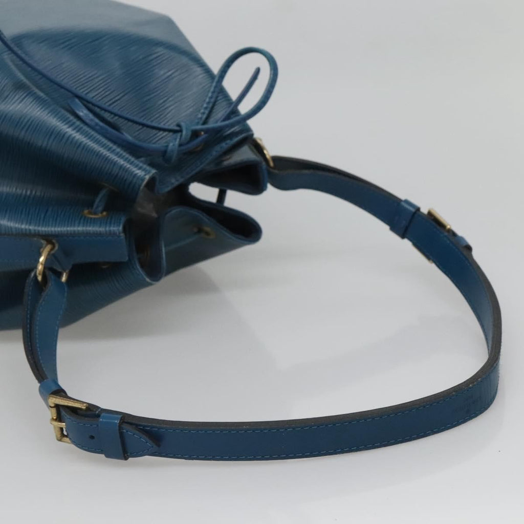 Louis Vuitton Noe Handbag Epi Leather Blue Leather Bag