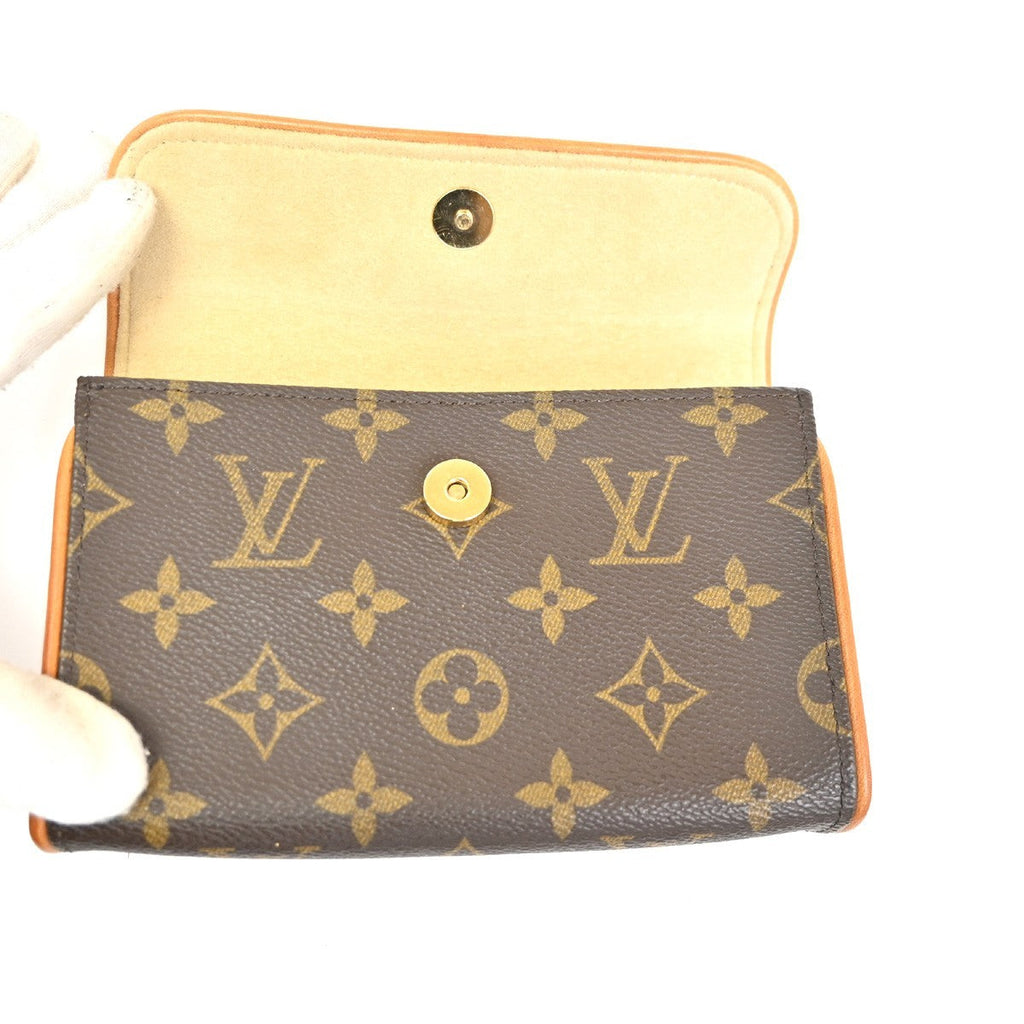 Louis Vuitton Florentine Waist Bag Monogram Canvas Brown Canvas Clutche & Pouche Bag