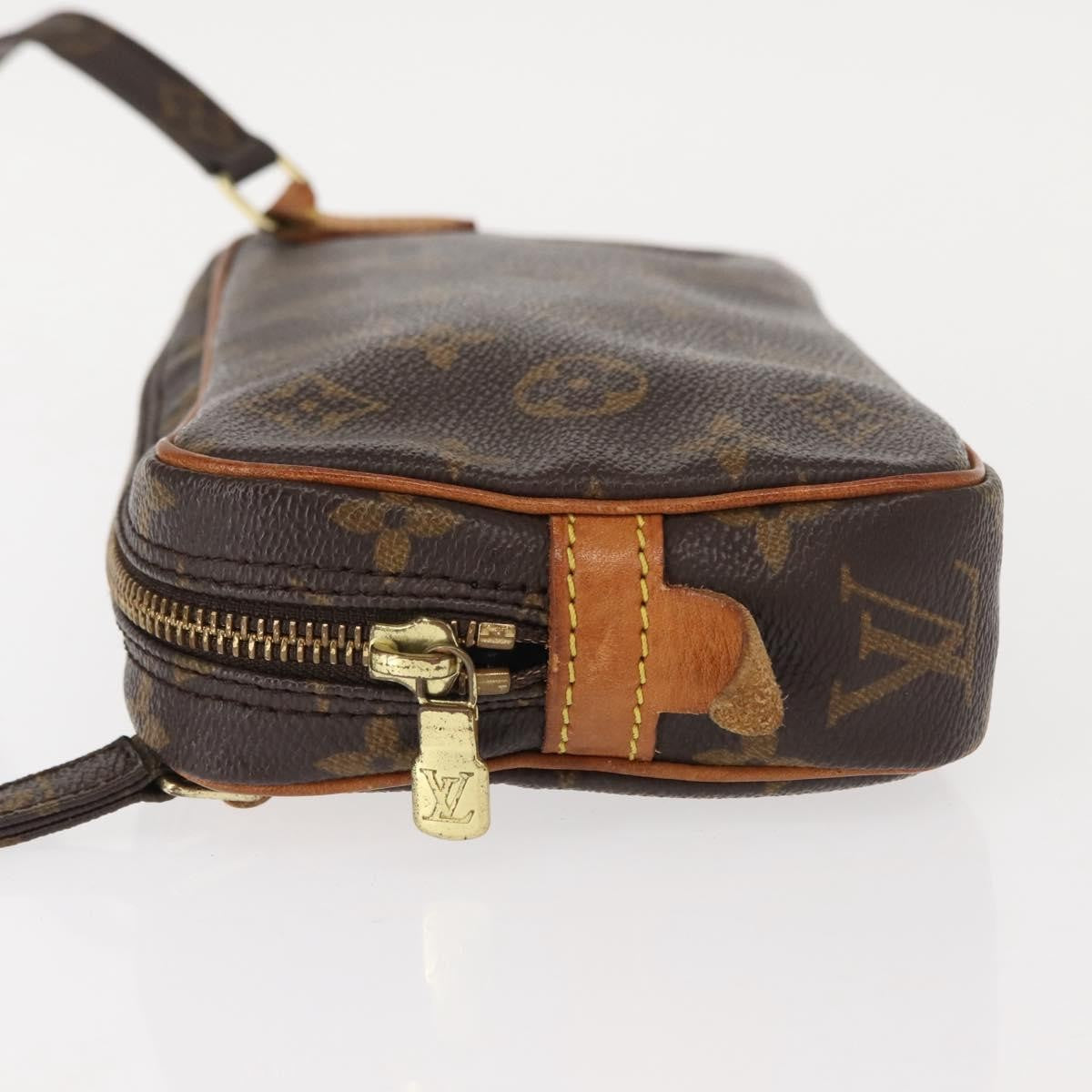 Louis Vuitton Pochette Marly Bandouliere Bag Monogram Canvas Brown Canvas Shoulder Bag