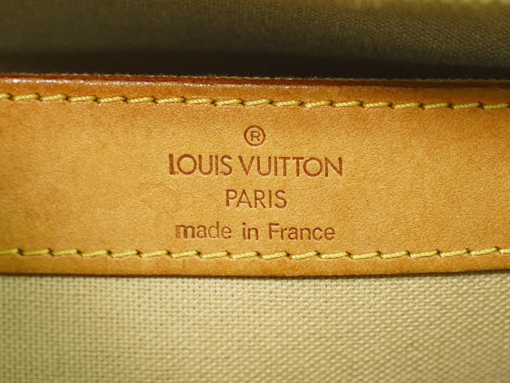 Louis Vuitton Naviglio Handbag Damier White Canvas Shoulder Bag