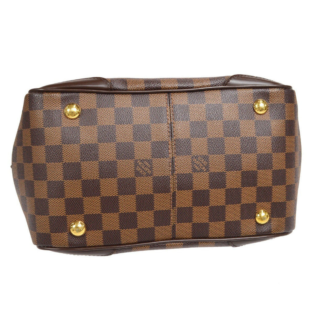 Louis Vuitton Verona Handbag Damier Brown Canvas Shoulder Bag
