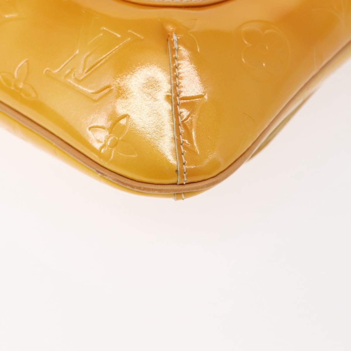 Louis Vuitton Thompson Street Handbag Monogram Vernis Yellow Patent_Leather Shoulder Bag