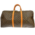 Louis Vuitton Keepall Bag Monogram Canvas Brown Canvas Travel Bag