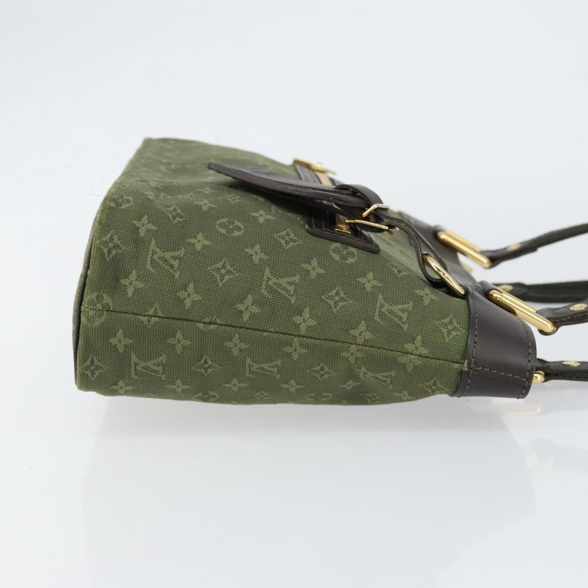Louis Vuitton Lucille Handbag Mini Lin Khaki Canvas Handbag