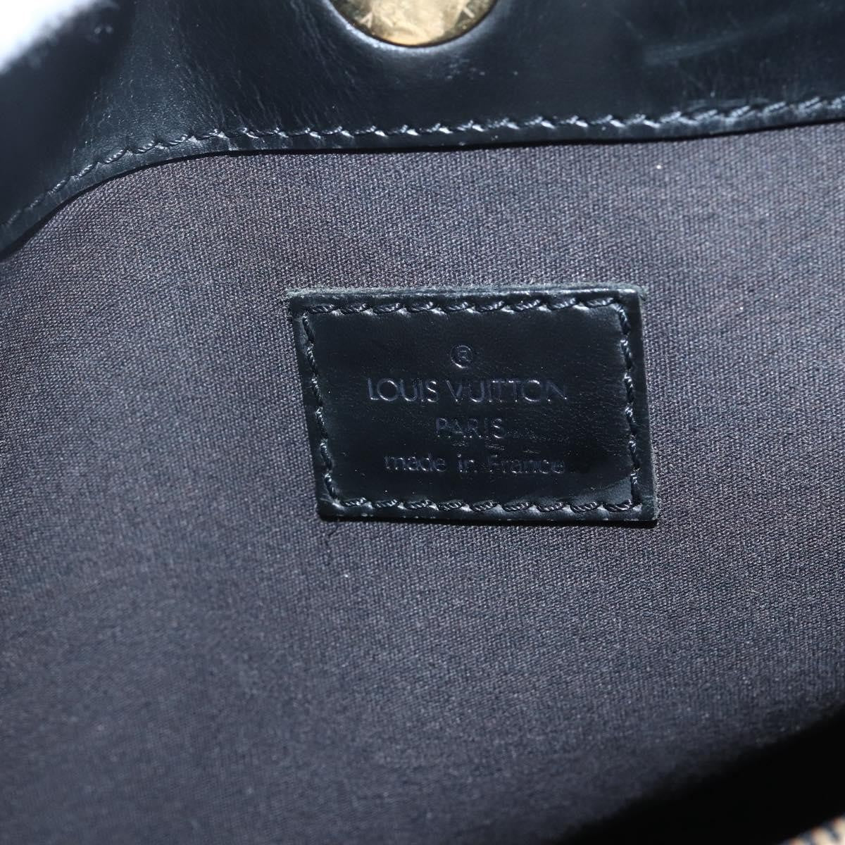 Louis Vuitton Mandara Handbag Epi Leather Black Leather Tote Bag