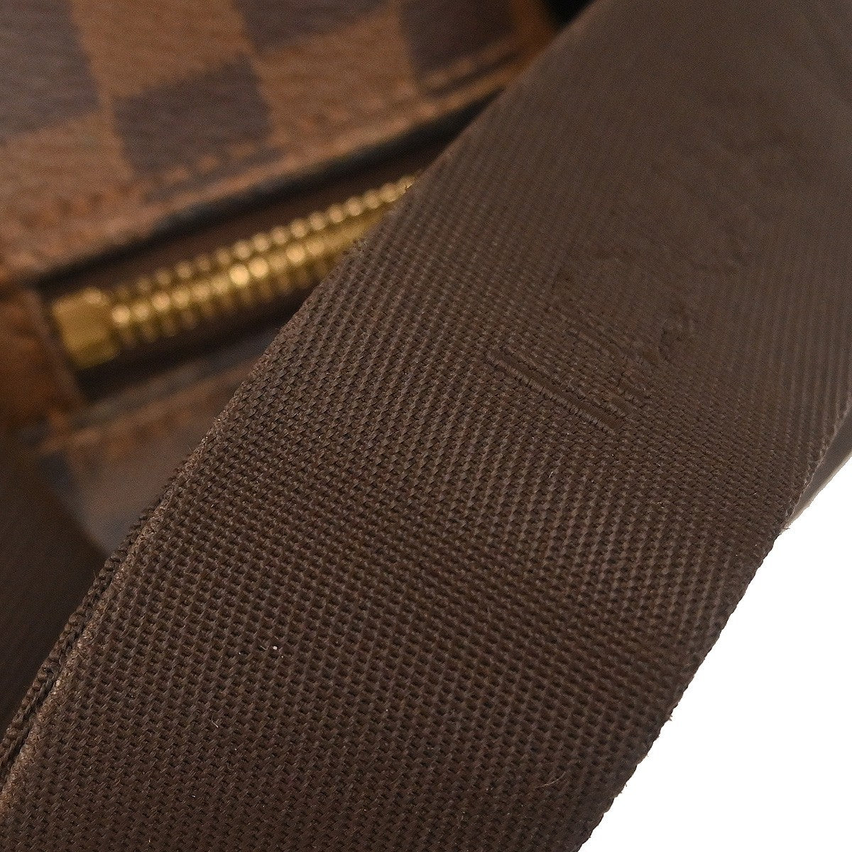 Louis Vuitton Naviglio Handbag Damier Brown Canvas Shoulder Bag