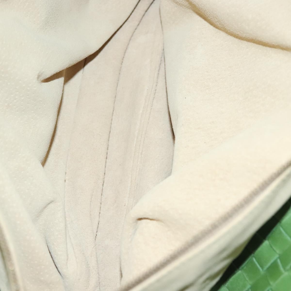 Bottega Veneta Intrecciato Leather Green Leather Handbag