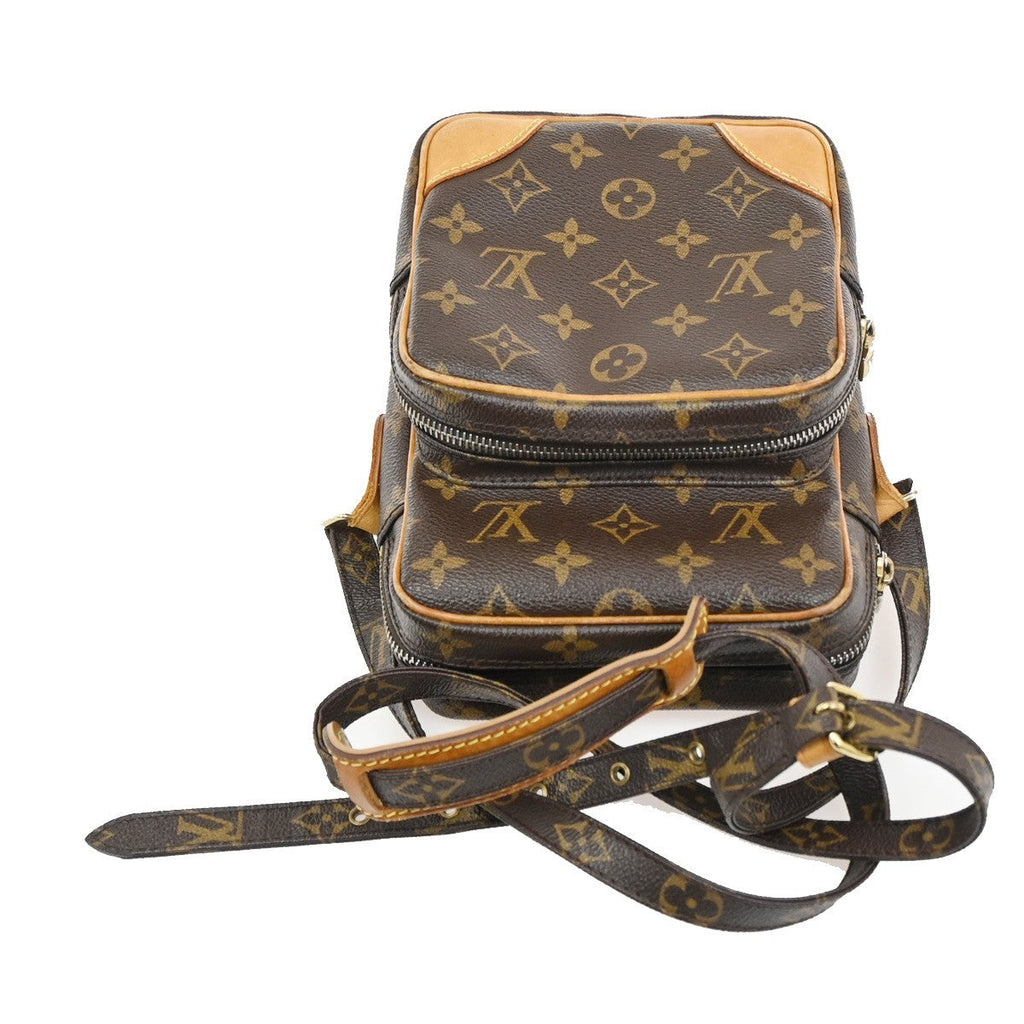 Louis Vuitton Amazone Bag Monogram Canvas Brown Canvas Shoulder Bag