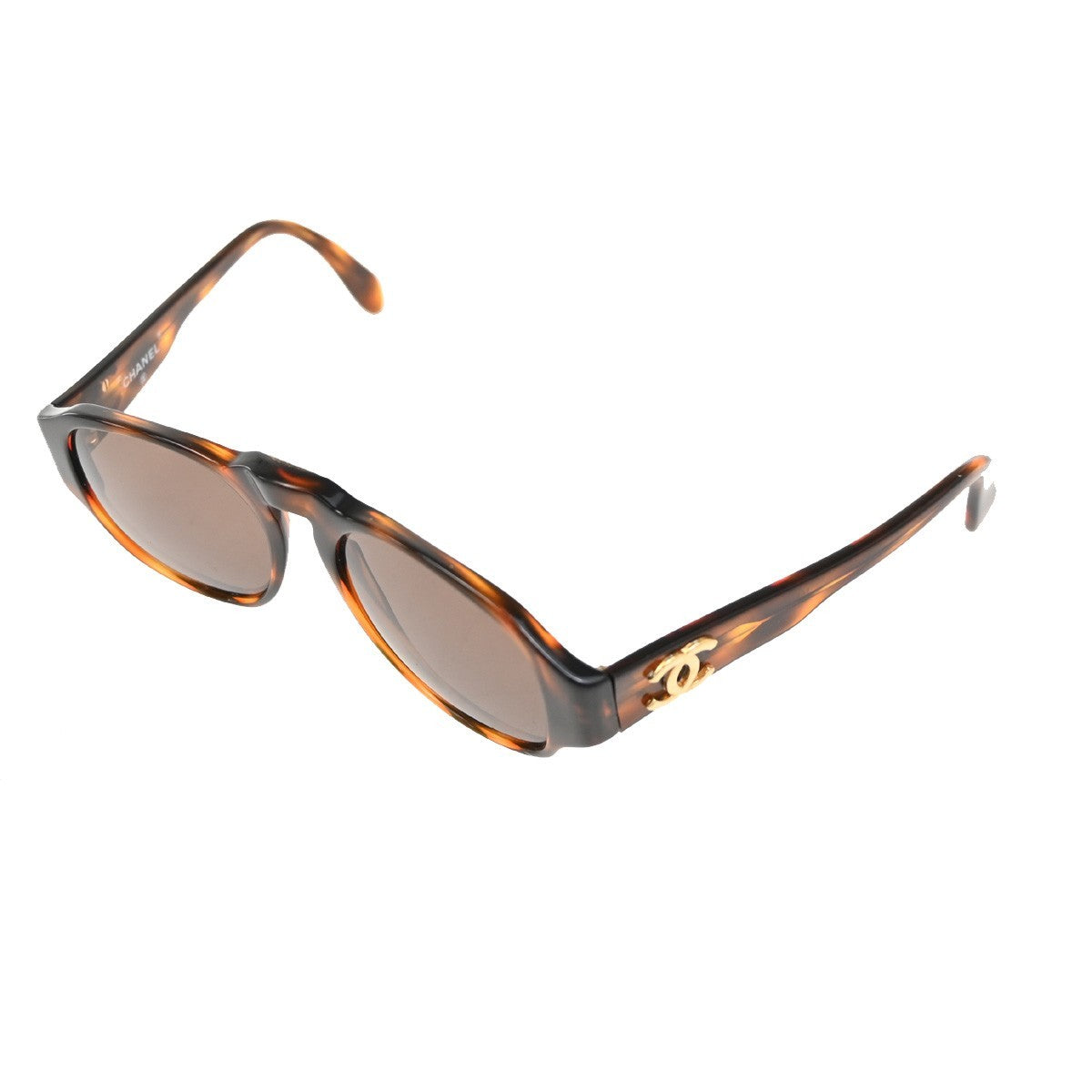 Chanel Logo Cc Sunglasses Plastic Brown Plastic Sunglasse Accessory